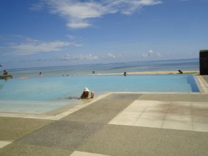 One of the Pools at the Intercontinental Hotel