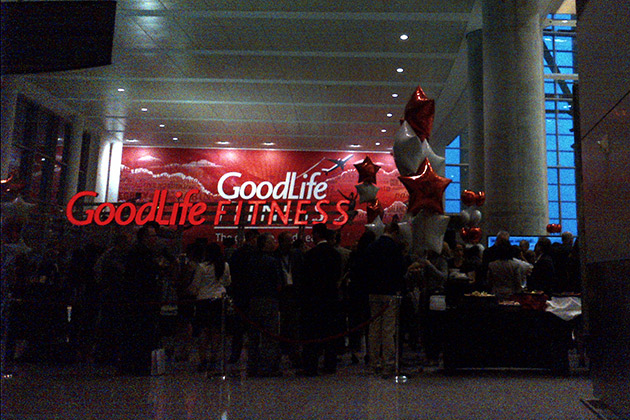 Goodlife Fitness opening event at Toronto's Pearson International Airport Terminal 1, Gate F.